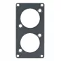 Sommer Cable SYPFB1-2D predný panel - čierny, 2 D-veľkosti výrezy pre SYP-1 systém