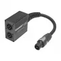 Sommer Cable SPY-N153 reproduktorový konektor audio adaptér, rovný, antracit