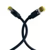 EFB Elektronik ECOLAN DRAKA UC900 Hirose TM31 prepojovací kábel RJ-45 samec na RJ-45 samec Cat.6A S/FTP LSZH, čierny, 15 m
