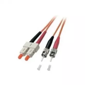 EFB Elektronik ECOFIBER optický patch kábel ST-ST duplex OM2 1m oranžový LSZH