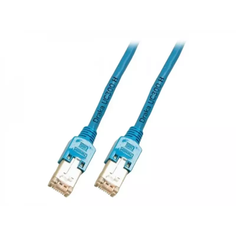 EFB Elektronik prepojovací kábel RJ45 Cat.5e F/UTP LSZH Draka UC300 TM11, modrý, 50 m