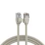 EFB Elektronik RJ45 patch kábel Cat.6A U/FTP TPE 4mm Ultraflex sivý 3m