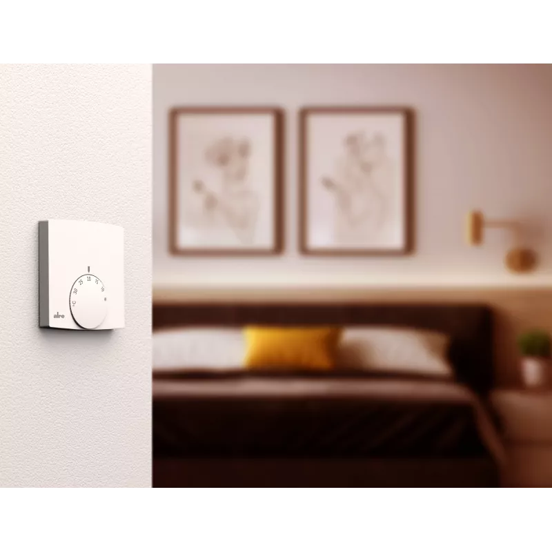 ALRE izbový termostat na omietku 5-30°C NC kontakt 2A 230V RTBSB-201.00
