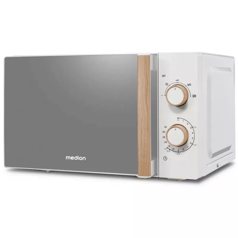 Medion Life MD 10596 samostatná mikrovlnná rúra, 20 L, 700 W, biela