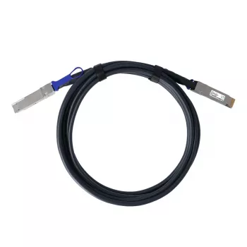 BlueOptics Fortinet FN-CABLE-QSFPDD-DAC-02 kompatibilný BlueLAN BL292901X2M26 QSFP-DD Direct Attach Copper kábel, 400GBASE-CR4, 26 AWG, 2 metre