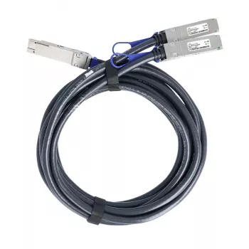 BlueOptics Cisco QDD-2Q200-CU2M BlueLAN pasívny 400GBASE-CR8 QSFP-DD na 2x200GBASE-CR4 QSFP56 Direct Attach breakout kábel, 2m