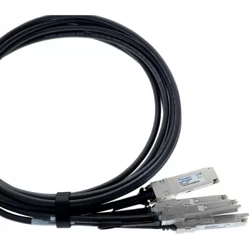BlueLAN QDD-4ZQ100-CU2M-BL 400G QSFP-DD na 4x100G QSFP56 breakout DAC kábel 2m