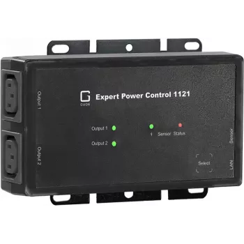 GÜDE 1121-1 EPC 10A 2xC13 1xSen.PortÜSS - spínaná PDU s meraním a monitorovaním