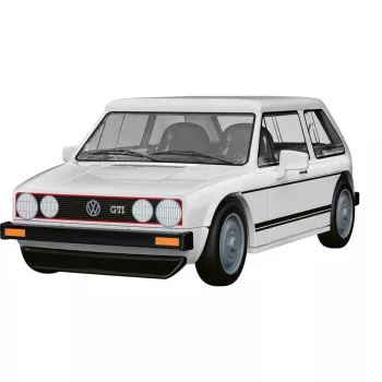 COBI 24662 Volkswagen Golf GTI (1976-1983) stavebnica, 1:35, biela