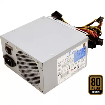 Seasonic SSP-600ES2 Bulk 600W napájací zdroj, sivý, 80 PLUS Bronze, ATX