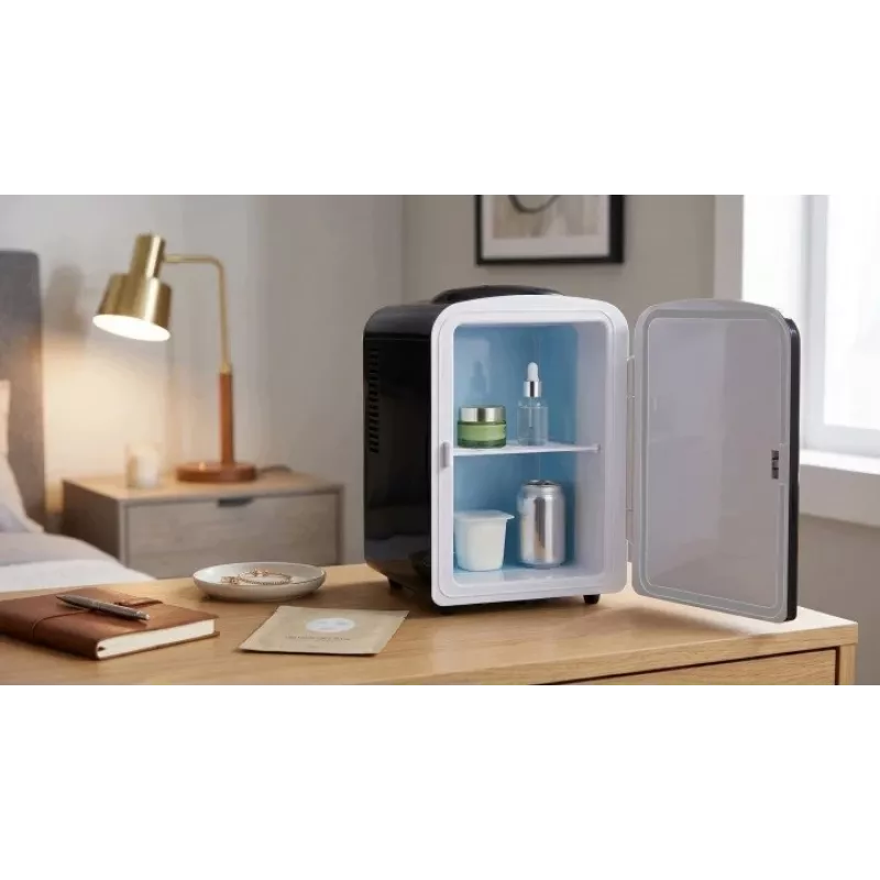 ELLE Home ESDAF101BKEU Mini chladnička 4L čierna