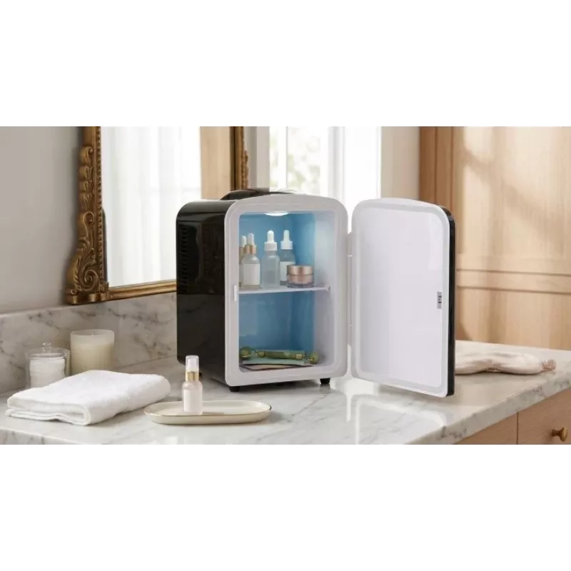 ELLE Home ESDAF101BKEU Mini chladnička 4L čierna