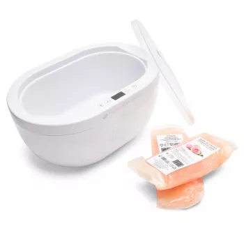 RIO PWAX-EU/1,1 Ohrievač parafínového vosku - 200W, kapacita 2,3kg, biela s fialovými akcentmi