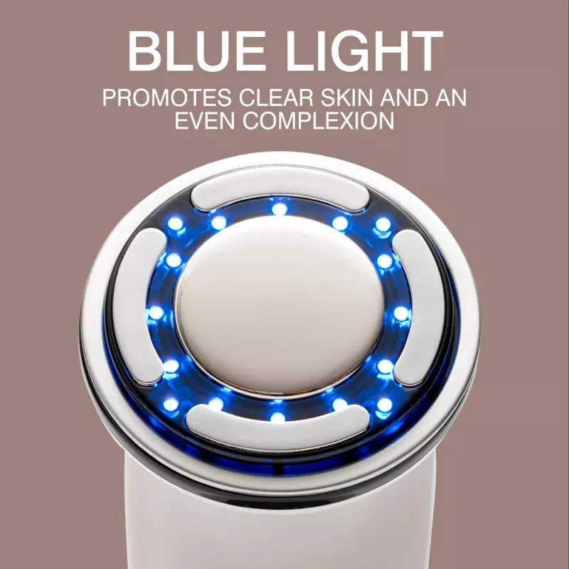 RIO FCAA-EU/1,0 LED maska na tvár - terapia červeným, modrým a zeleným svetlom, 150 LED, nabíjateľná