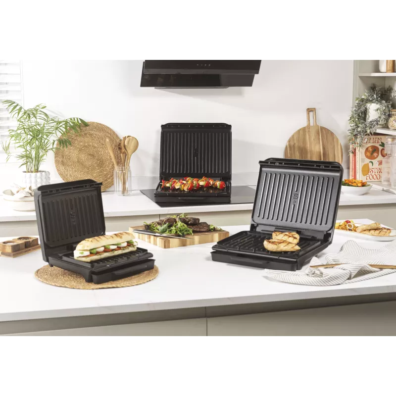 Salter EK6236VDE ActiGrill Everyday Elektrický gril, 1000 W, nepriľnavý, čierna/strieborná