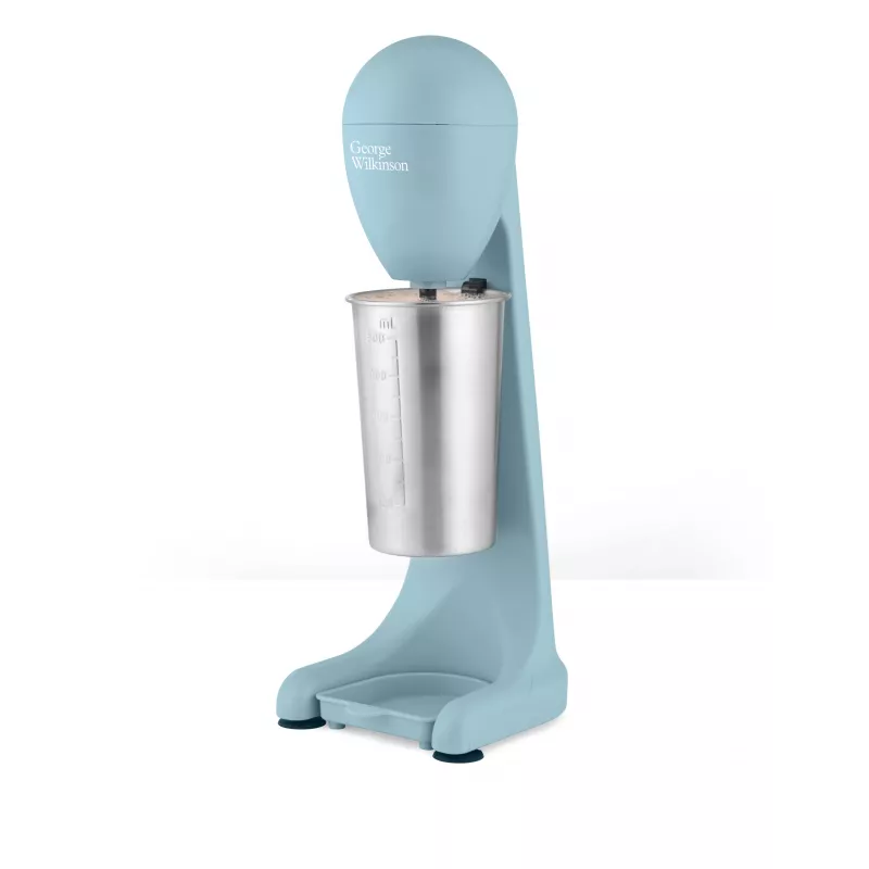 Giles & Posner EK6628GSBLVDE Mixér na mliečne koktaily 60W 500ml čierna/strieborná retro