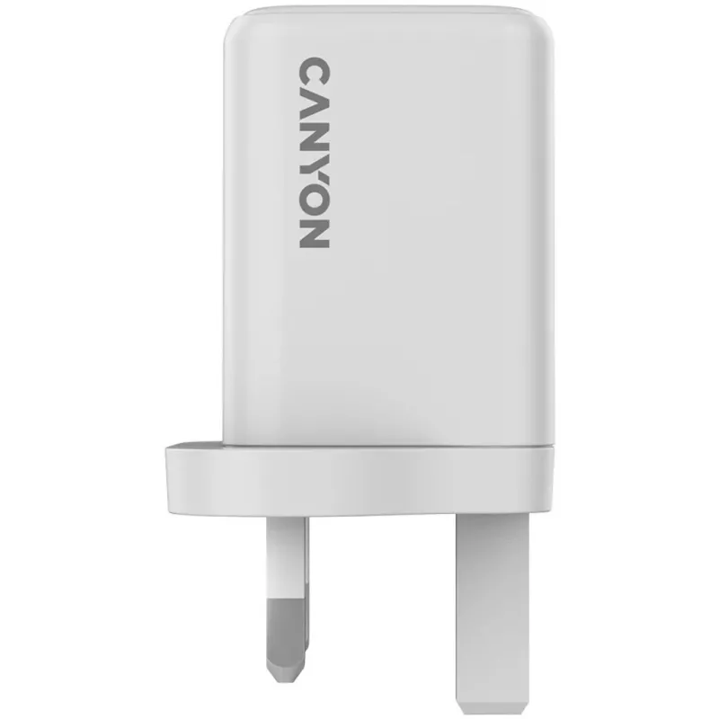 CANYON CU45AC GaN 45W 1xPD 1xQC UK biela nástenná nabíjačka