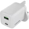 CANYON CU45AC GaN 45W 1xPD 1xQC UK biela nástenná nabíjačka