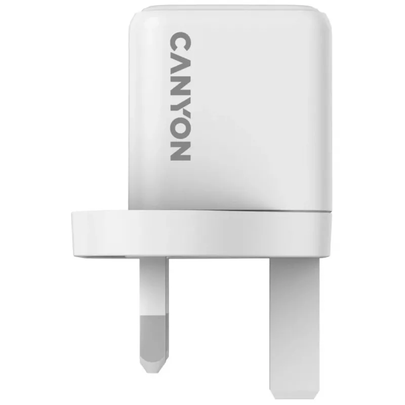 CANYON CU20C GaN 20W USB-C PD nástenná nabíjačka UK biela