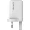 CANYON CU45AC GaN 45W 2xPD UK biela nástenná nabíjačka