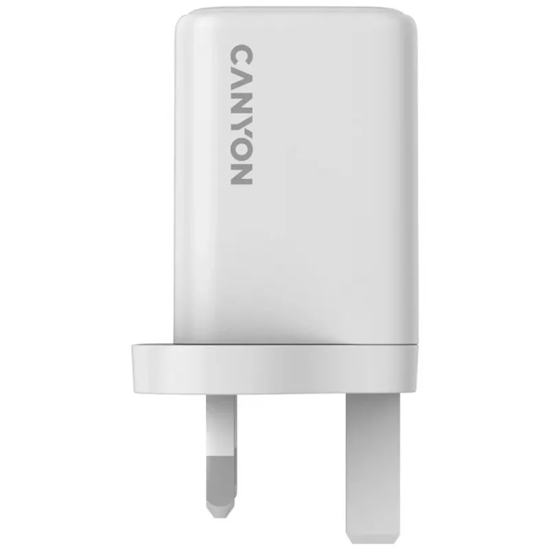 CANYON CU45AC GaN 45W 2xPD UK biela nástenná nabíjačka