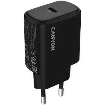 CANYON OnCharge 250 25W 1xPD EU nástenná nabíjačka čierna
