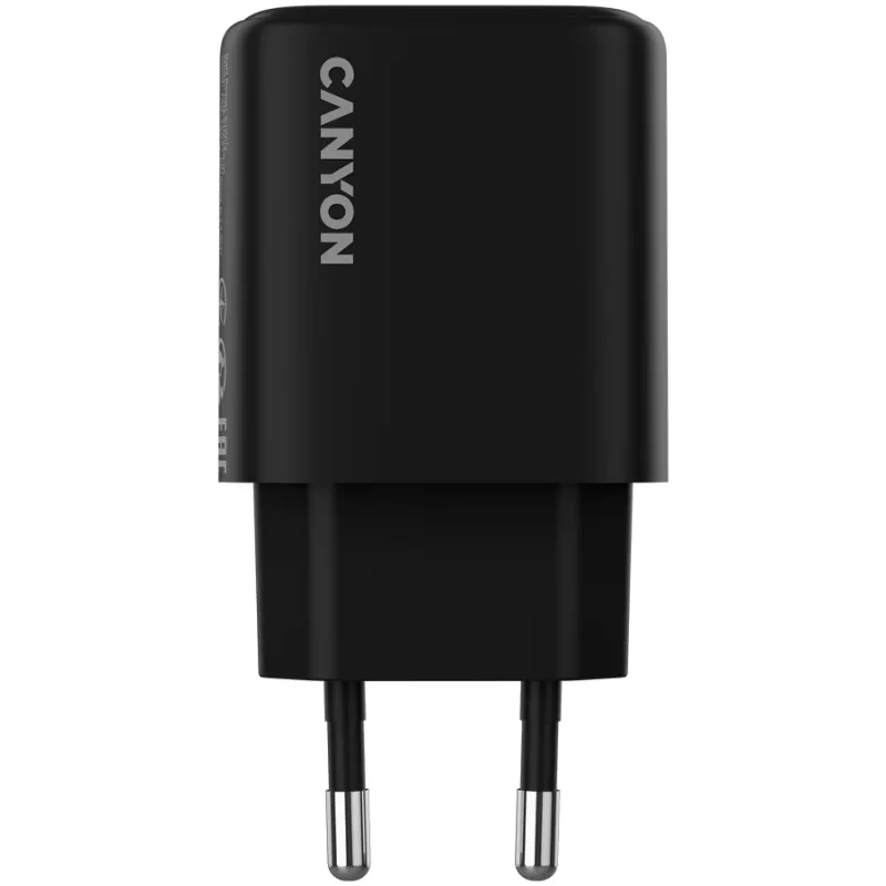CANYON OnCharge 250 25W 1xPD EU nástenná nabíjačka čierna