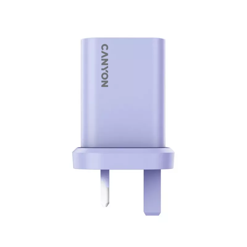 CANYON OnCharge 30CL Max Power 30W 1xPD UK nástenná nabíjačka fialová