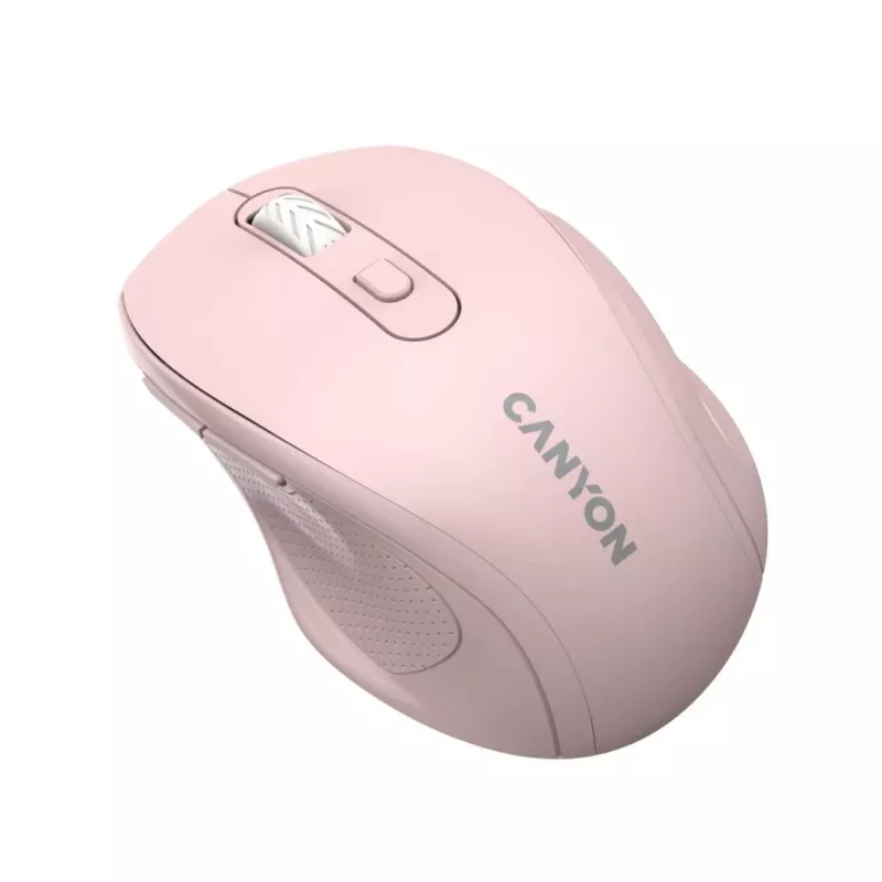 Canyon 6-tlačidlový bezdrôtový 2,4 GHz optický myš, ružová