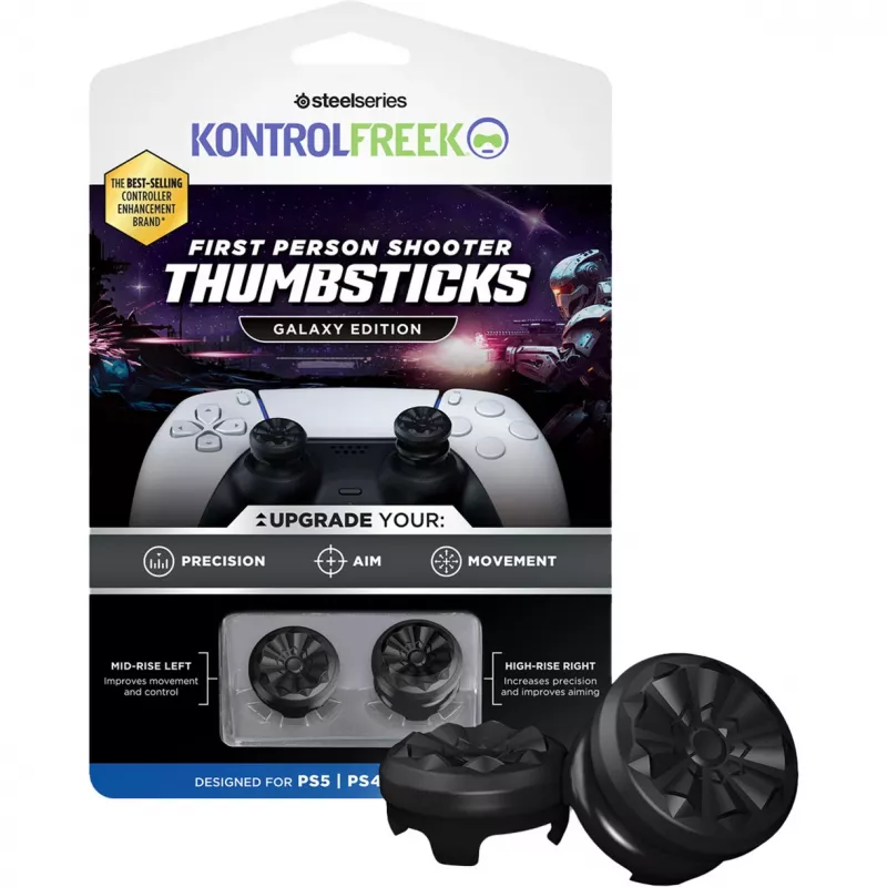 SteelSeries KontrolFreek FPS Performance Thumbsticks Galaxy Edition (čierna, 2 ks, pre ovládač PlayStation 5/4)