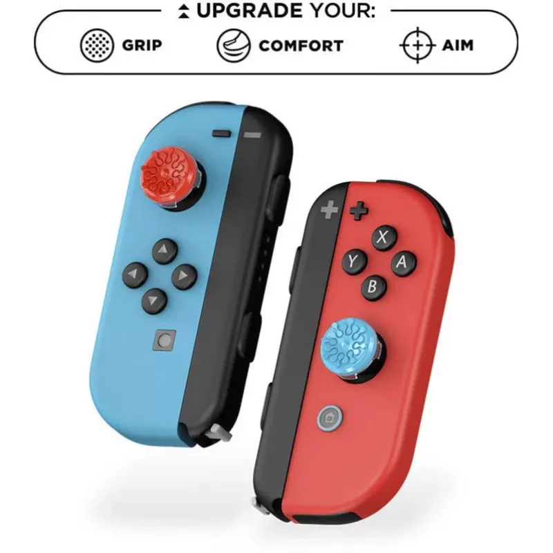 SteelSeries KontrolFreek Performance Thumbsticks Splash (červená/modrá, 2 ks, pre Nintendo Switch Joy-Con a Nintendo Switch Lite)