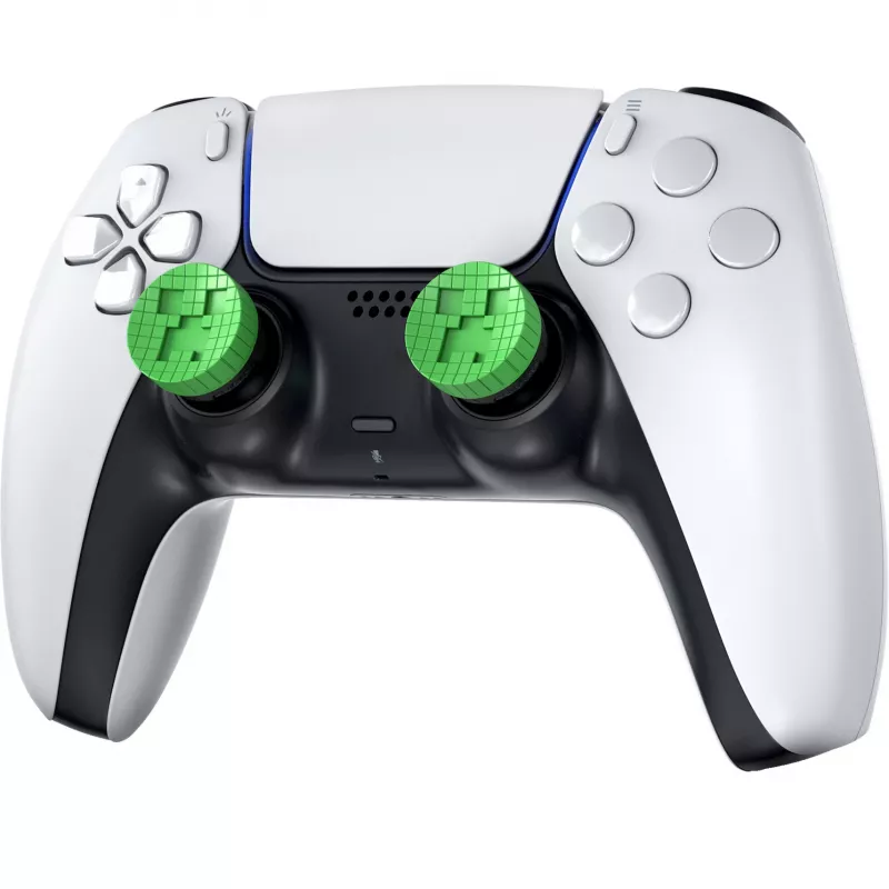 SteelSeries KontrolFreek Minecraft Performance Thumbsticks Creeper Edition (zelená/čierna, 2 ks, pre ovládač PlayStation 5/4)
