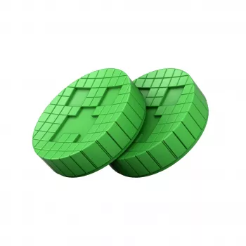 SteelSeries KontrolFreek No-Slip Thumb Grips Creeper Edition Green (2 ks) pre Nintendo Switch Joy-Con / Pro Controller