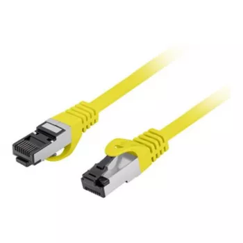 Lanberg patch kábel S/FTP Cat.8.1 2m LSZH CU žltý Fluke testovaný