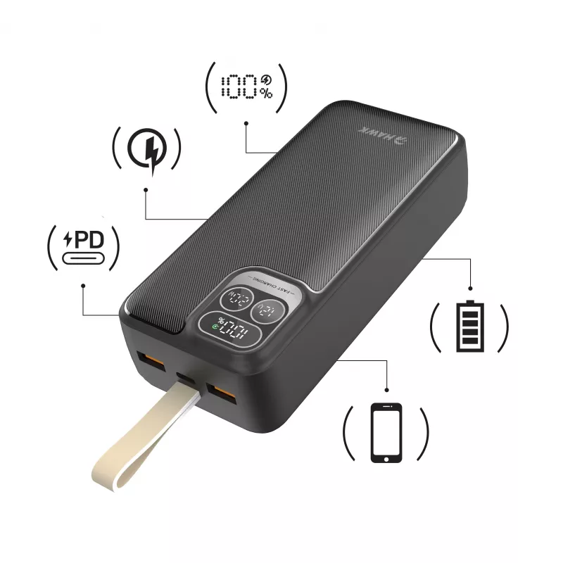 Hawk HW-PB30000 power banka 30000mAh čierna