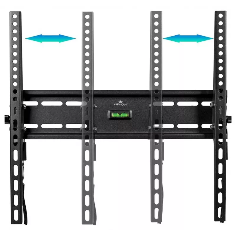 KINGMOUNT KG-1004 naklápací TV držiak na stenu pre obrazovky 23-65 palcov, VESA 100x100 až 400x400, do 45 kg