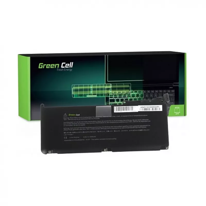 Green Cell batéria pre Apple MacBook 13 A1342 Unibody (Late 2009, Mid 2010) 10,8V 5200mAh