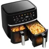 Kernau KSAF 1017 EB Duo 10.2 L čierna fritéza s dvoma košmi