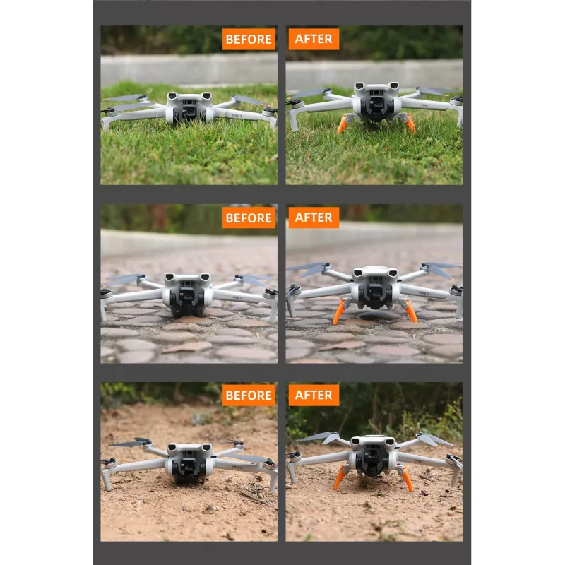 SUNNYLIFE Predĺženie podvozku pre DJI Mini 3 / Mini 3 Pro - sivá (MM3-LG551-GY)
