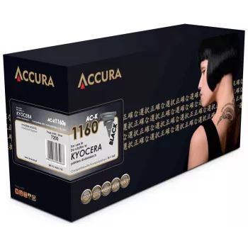 ACCURA kompatibilná tonerová kazeta ako náhrada za Kyocera TK-1160 (čierna, štandardná výťažnosť, 7 200 strán)