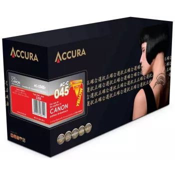 Accura kompatibilná tonerová kazeta Canon CRG-045HY, žltá, High Yield