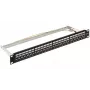 DELTA ENERGY SYSTEMS (SWITZERLAND) AG patch panel Keystone PP-24/RJ-FX/6AC2 - 24 portov Cat.6A FTP 1U čierny
