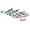 Pentel Maxiflo Flex-Feel Sada fixiek na bielu tabuľu, zmiešané farby, 2,0 - 5,0 mm, 4 ks