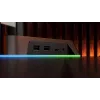KRUX Rivt stojan na headset s RGB osvetlením, čierny (KRXG003)