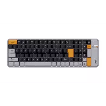 KRUX Zyro 96% mechanická klávesnica Gateron Yellow PRO RGB Tri-Mode čierna