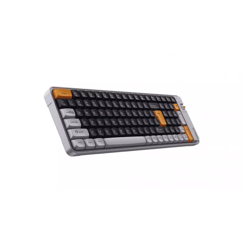 KRUX Zyro 96% mechanická klávesnica Gateron Yellow PRO RGB Tri-Mode čierna