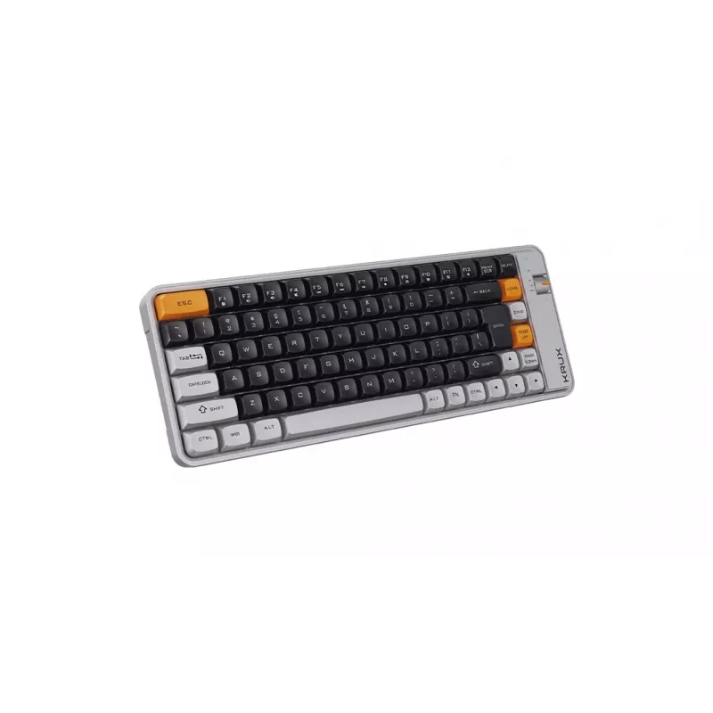 KRUX Zyro 75% mechanická klávesnica Gateron Yellow Pro RGB čierna