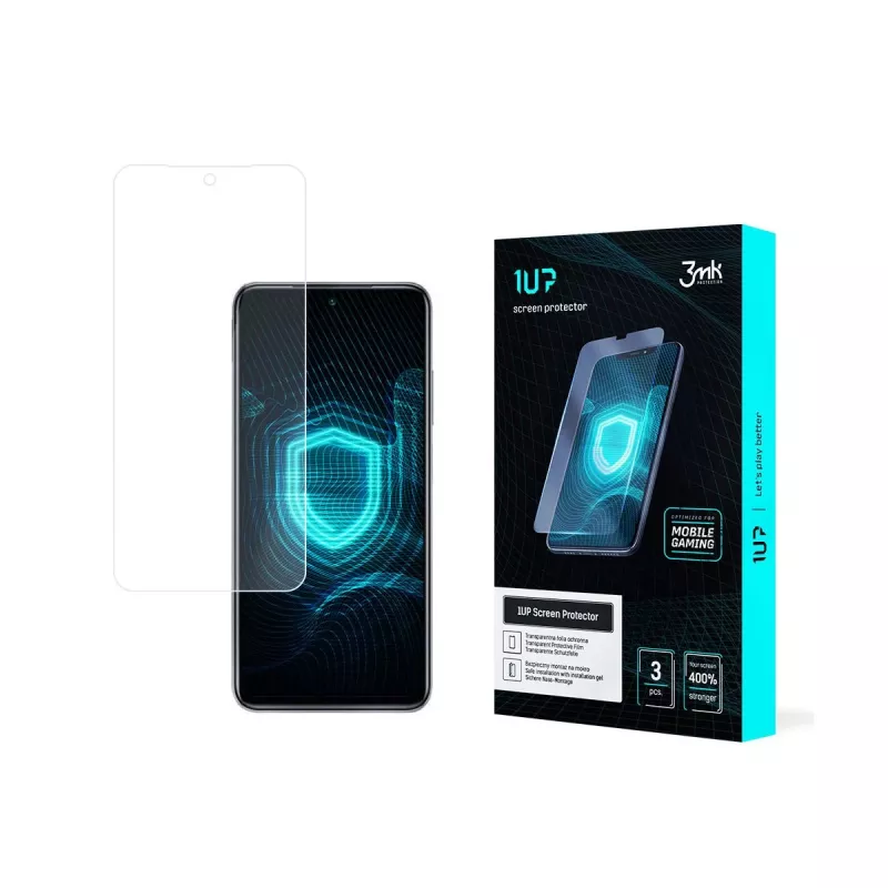 3MK 1UP Gaming ochranná fólia na displej pre Xiaomi Redmi Note 10 4G (balenie 3 ks)