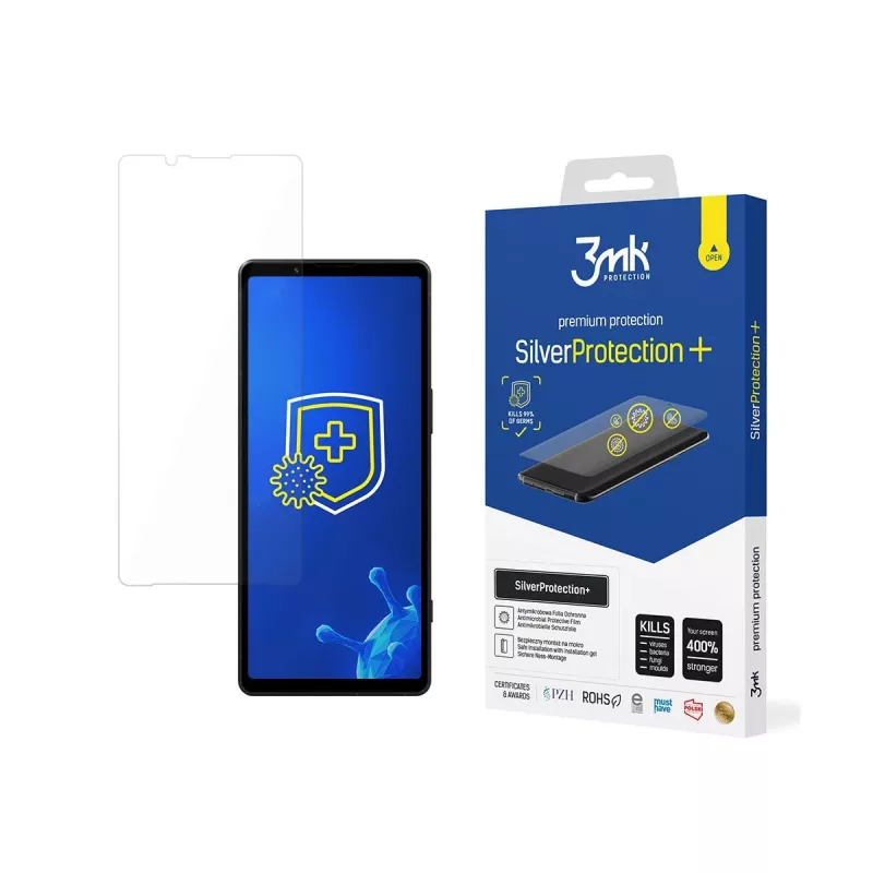 3MK SilverProtection+ ochranná fólia pre Sony Xperia 5 V (1 balenie)