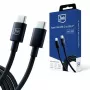 3mk Hyper kábel C to C 100W 1,2m čierny